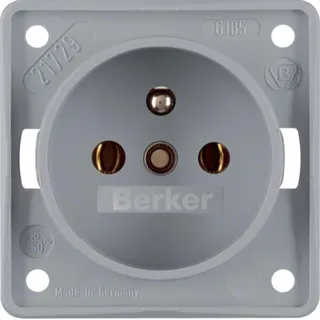 Berker Steckdose M3961852506 grau matt