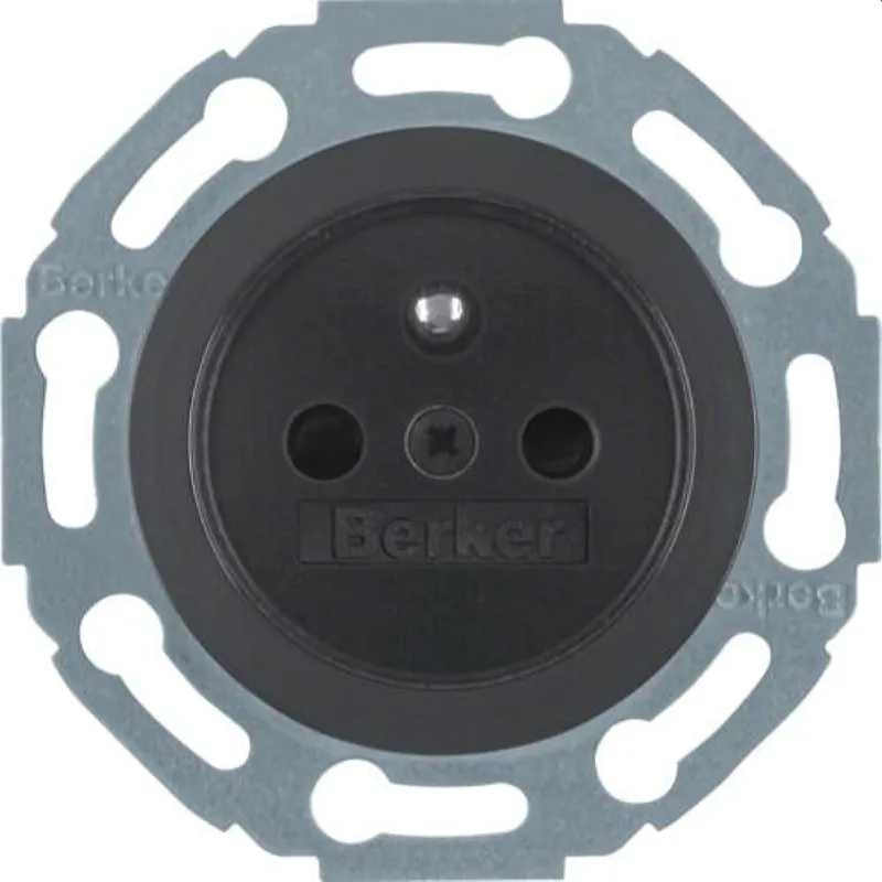 Berker Steckdose M367687901 schwarz glaenzend
