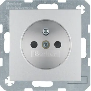 Berker Steckdose M36765761404 alu matt