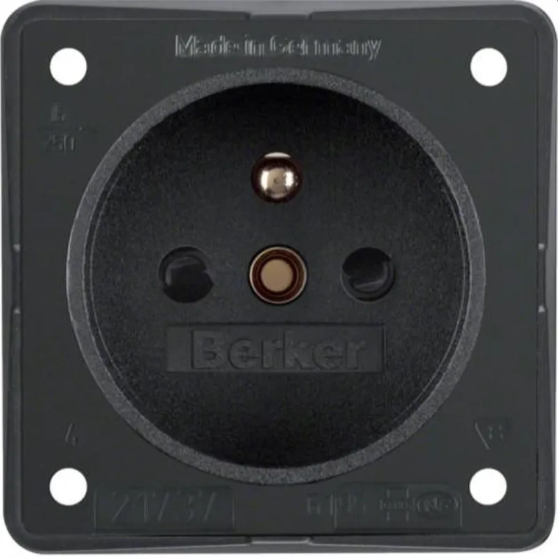 Berker Steckdose M3961952505 anthrazit matt