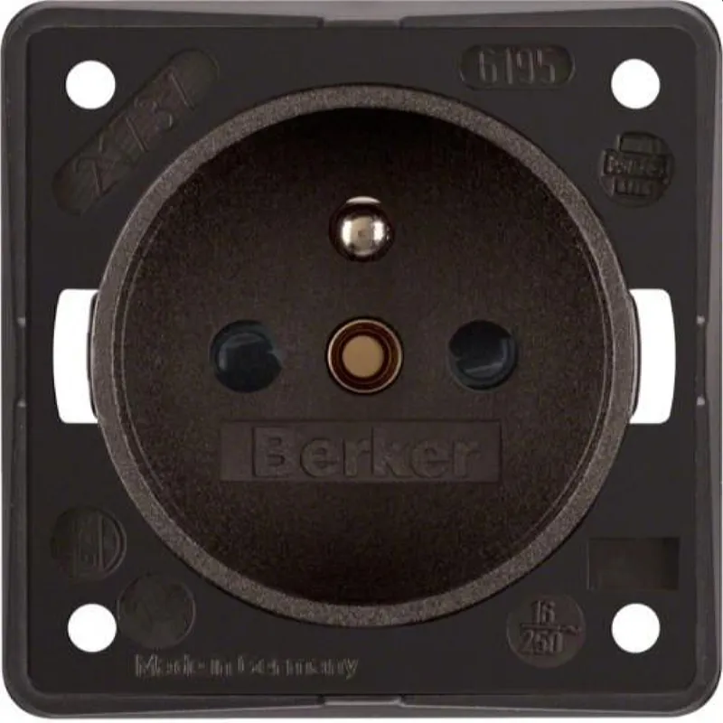 Berker Steckdose M3961952501 braun matt