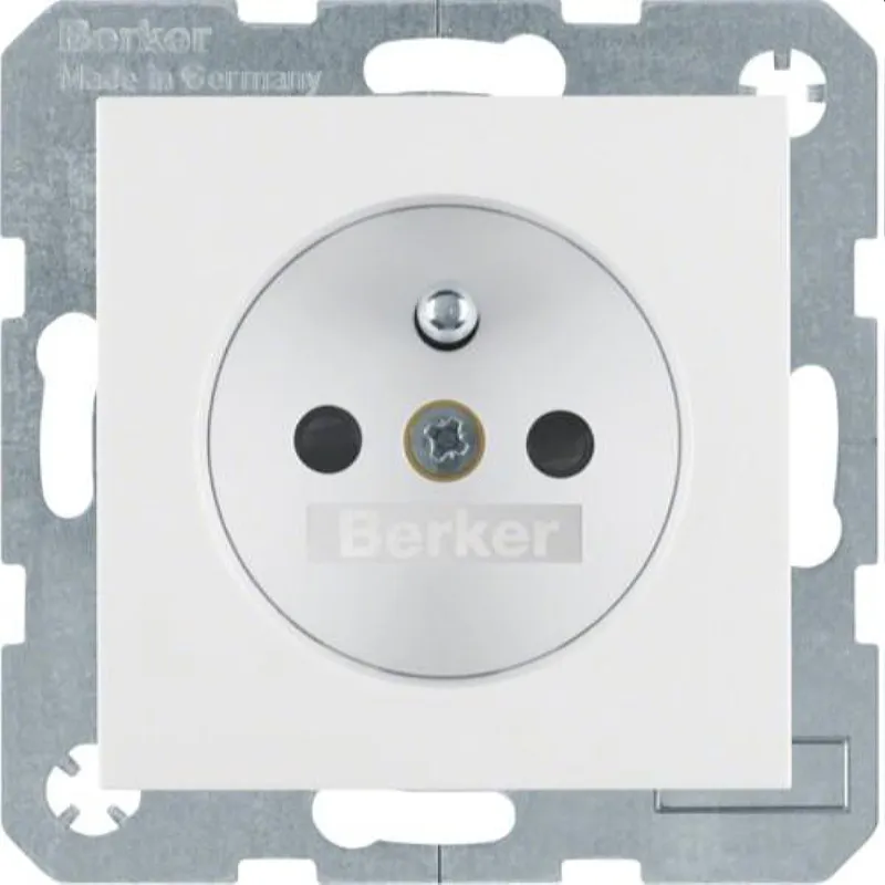 Berker Steckdose M36768761909 polarweiss matt