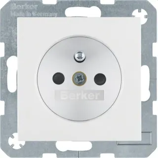 Berker Steckdose M36765761909 polarweiss matt