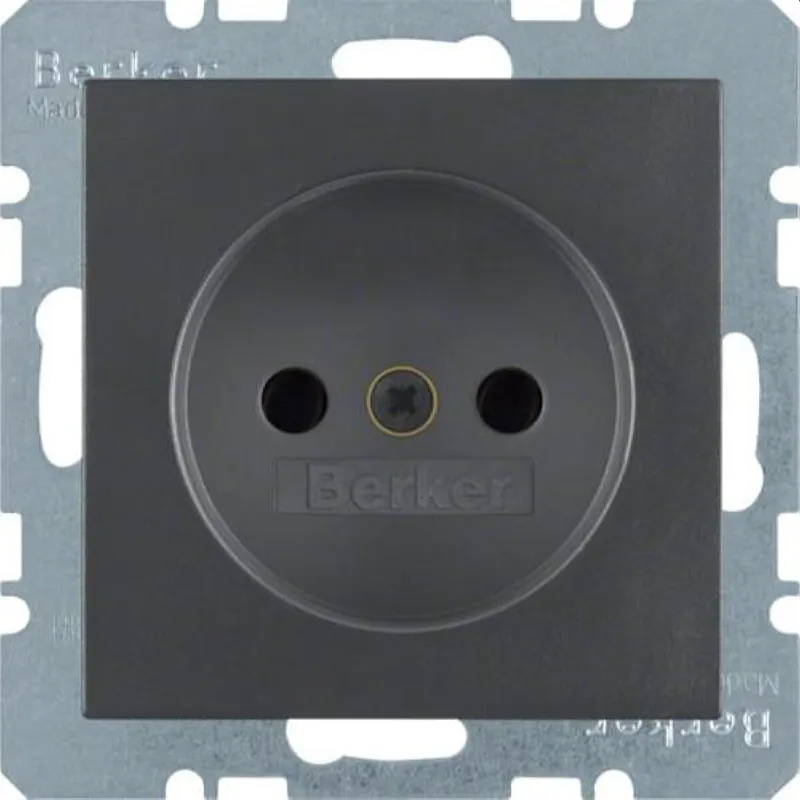 Berker Steckdose M36167331606 anthrazit matt