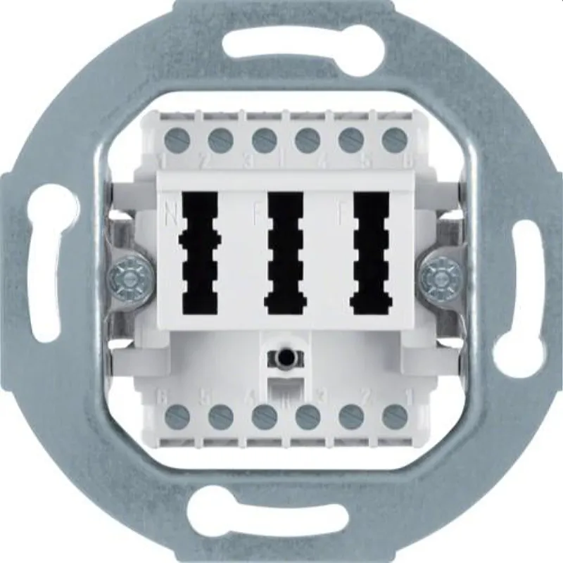 Berker Steckdose M3454409 2x6/6NFF polarweiss