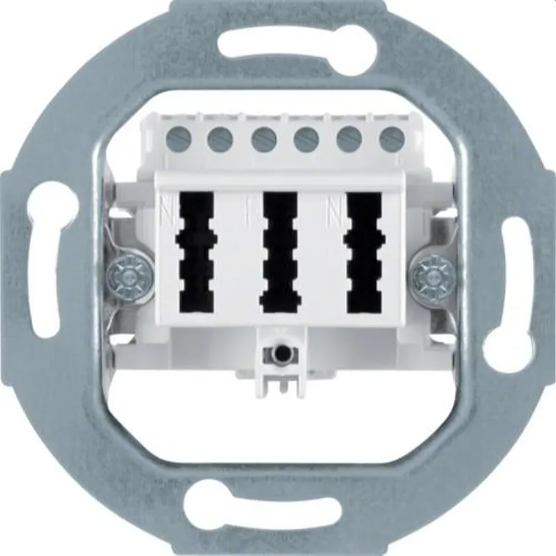 Berker Steckdose M3450009 3x6NFN polarweiss