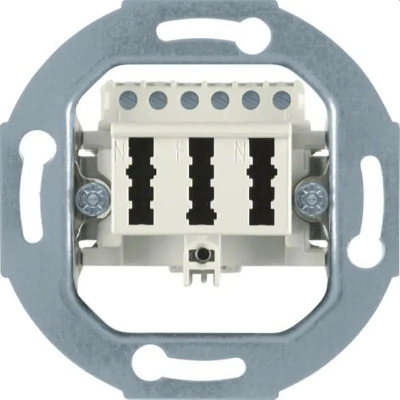 Berker Steckdose M3450002 3x6NFN weiss