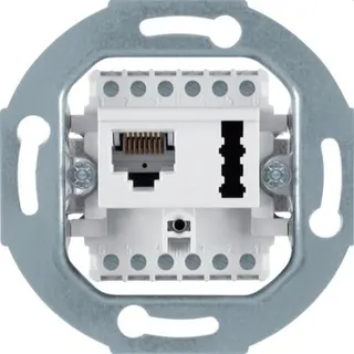 Berker Steckdose M3458809 UAE8(6)/TAE6F+N polarweiss
