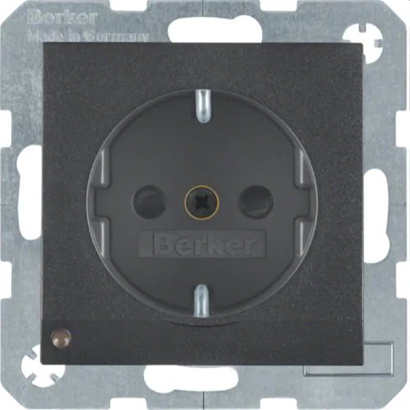 Berker SCHUKO-Steckdose M341091606 anthrazit matt