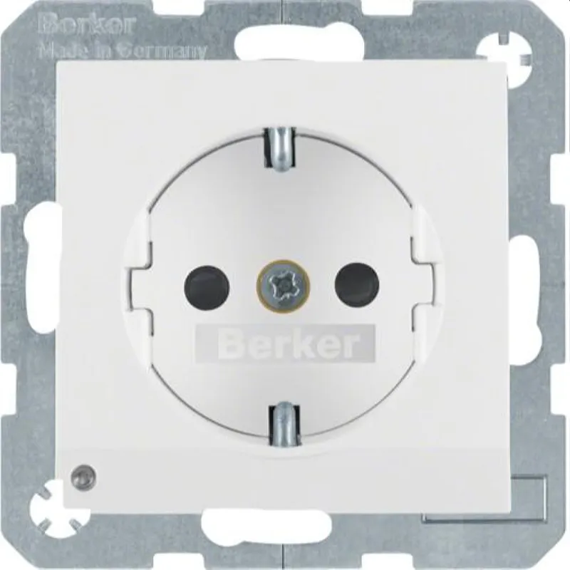 Berker SCHUKO-Steckdose M341091909 polarweiss matt