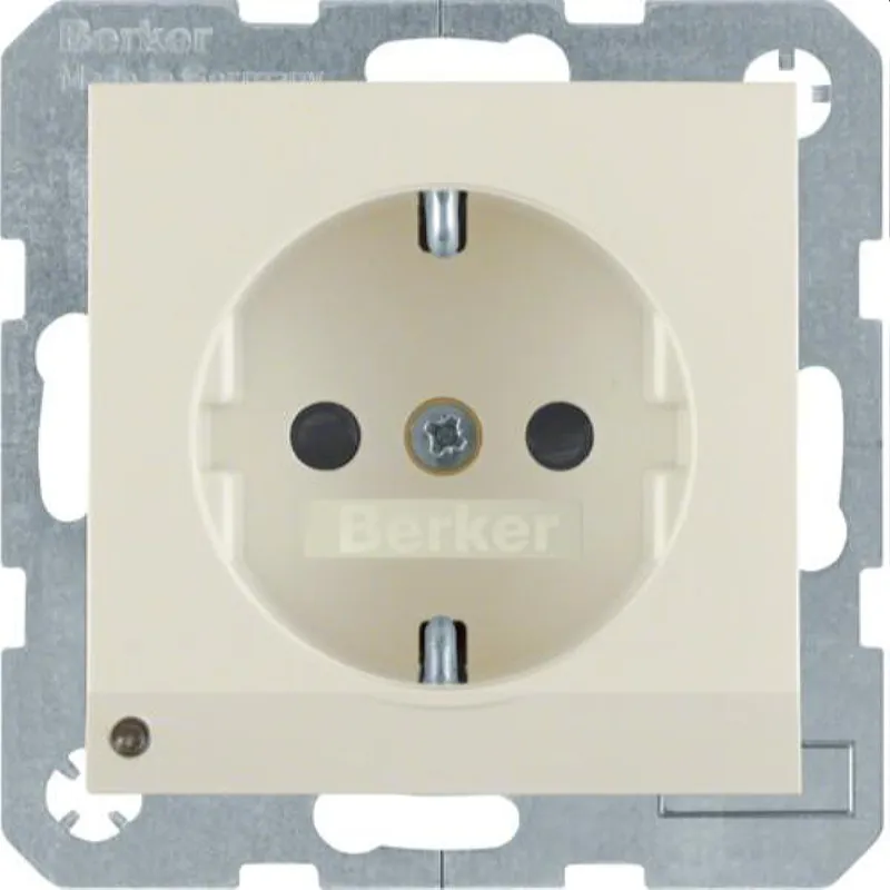 Berker SCHUKO-Steckdose M341098982 weiss glaenzend
