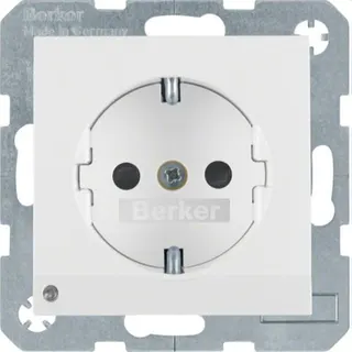 Berker SCHUKO-Steckdose M341098989 polarweiss glaenzend