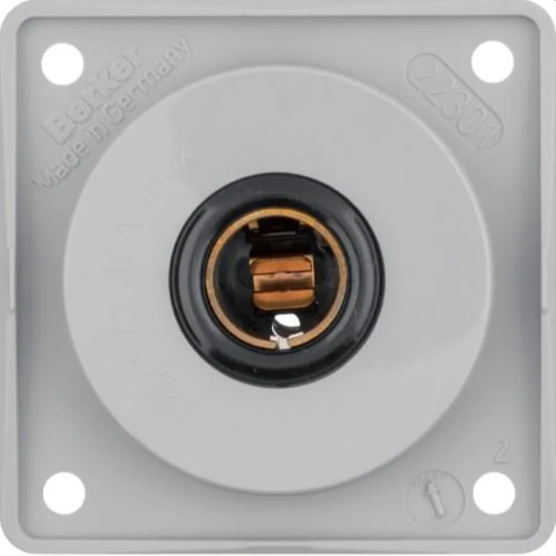 Berker Steckdose M3945172507 grau glaenzend