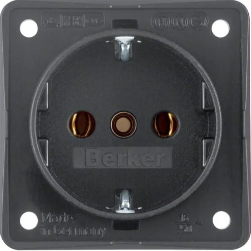 Berker SCHUKO-Steckdose M3941852505 anthrazit matt