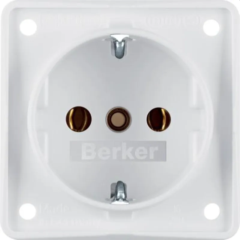 Berker SCHUKO-Steckdose M3941852502 polarweiss matt