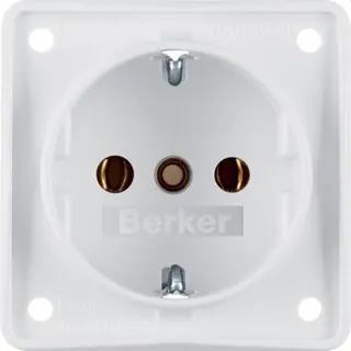 Berker SCHUKO-Steckdose M3941852502 polarweiss matt