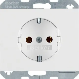 Berker SCHUKO-Steckdose M341157009 polarweiss glaenzend