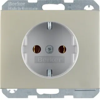 Berker SCHUKO-Steckdose M341157004 edelstahl rostfrei