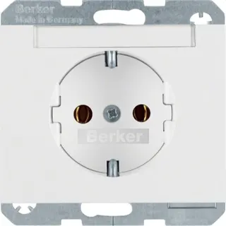 Berker SCHUKO-Steckdose M347397009 polarweiss glaenzend
