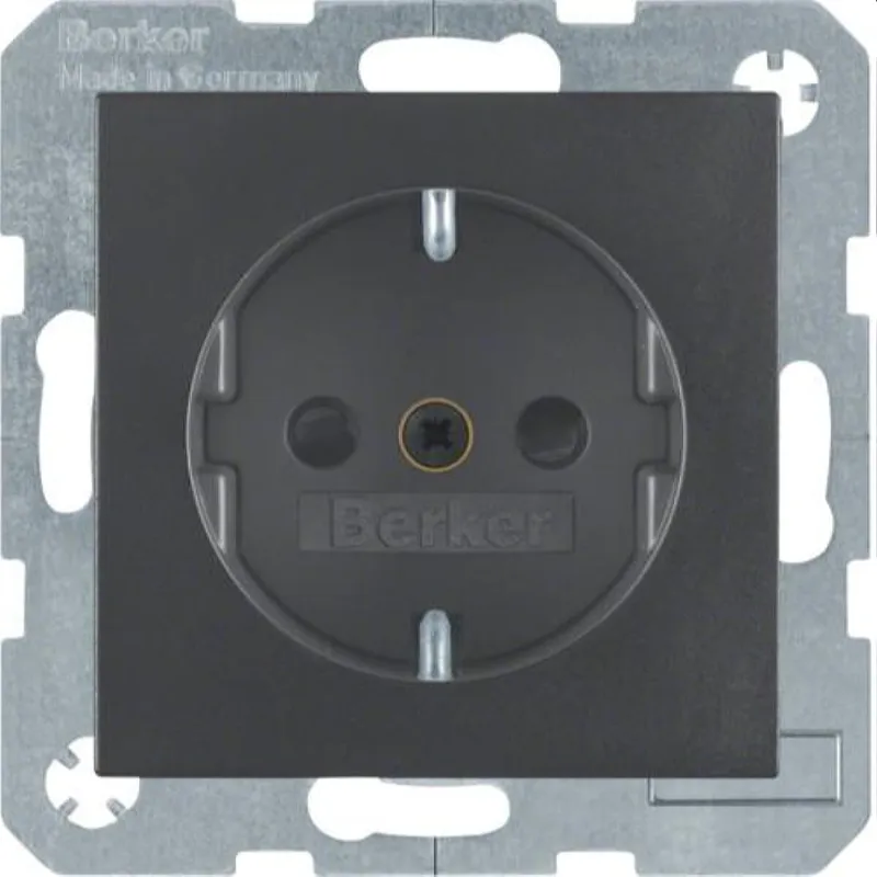 Berker SCHUKO-Steckdose M341231606 anthrazit matt