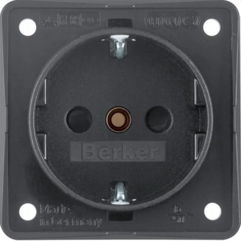 Berker SCHUKO-Steckdose M3941952505 anthrazit matt
