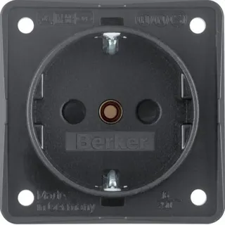 Berker SCHUKO-Steckdose M3941952505 anthrazit matt