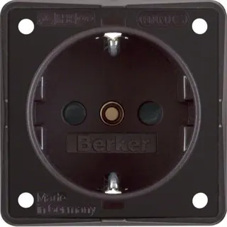 Berker SCHUKO-Steckdose M3941952501 braun matt