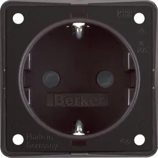 Berker SCHUKO-Steckdose M3947792501 braun matt