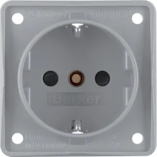 Berker SCHUKO-Steckdose M3941952506 grau matt
