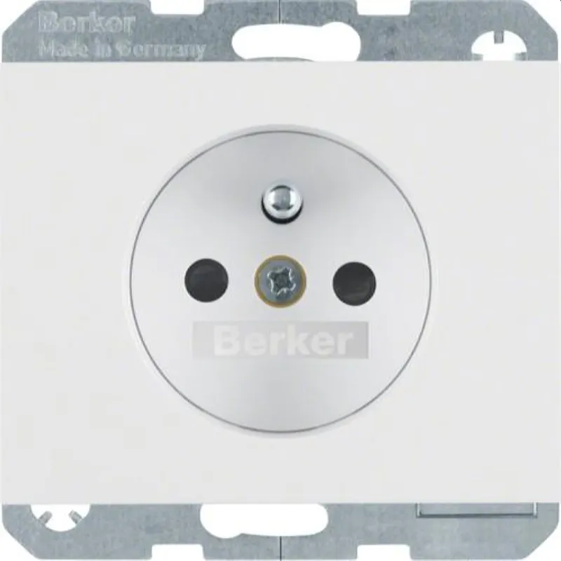 Berker Steckdose M36768757009 polarweiss glaenzend