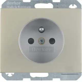 Berker Steckdose M36768757004 edelstahl rostfrei