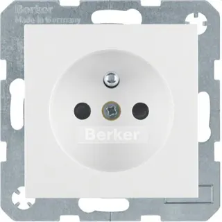 Berker Steckdose M36768768989 polarweiss glaenzend