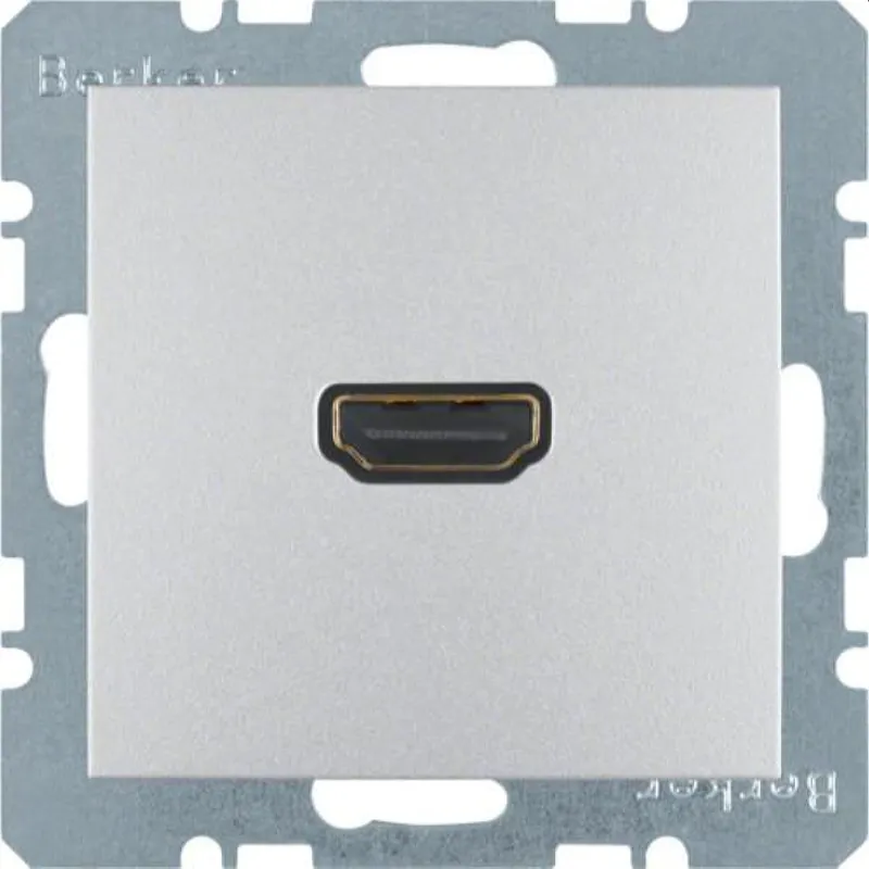 Berker Steckdose M33315431404 alu matt