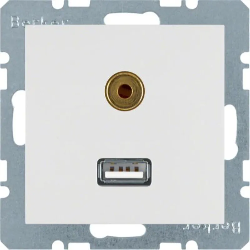 Berker Steckdose M33315391909 polarweiss matt