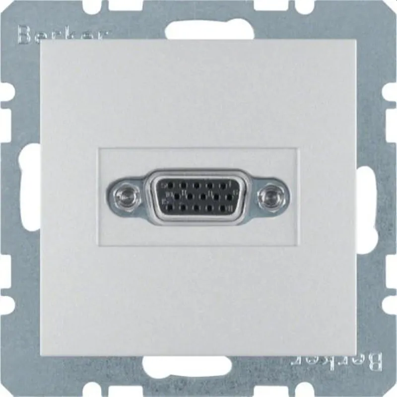 Berker Steckdose M33315401404 alu matt