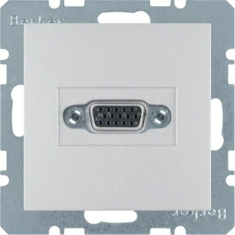 Berker Steckdose M33315411404 alu matt
