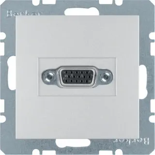 Berker Steckdose M33315411404 alu matt