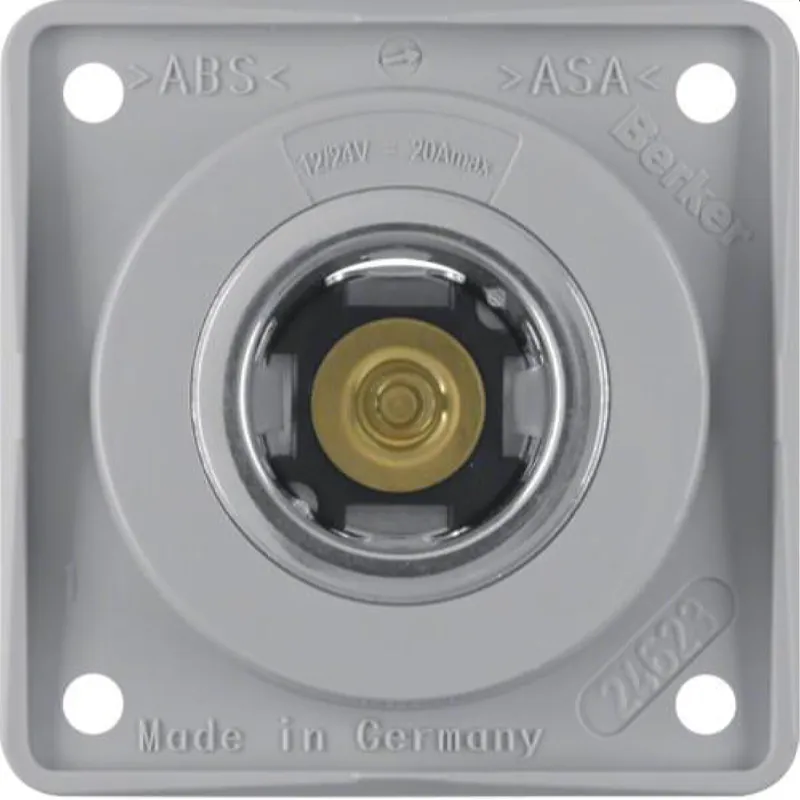 Berker Steckdose M3845712507 12V grau glaenzend
