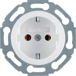 Berker SCHUKO-Steckdose M3474520 Palazzo polarweiss