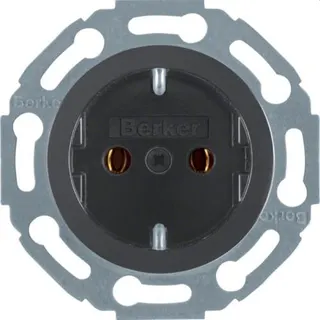 Berker SCHUKO-Steckdose M3474521 Palazzo schwarz