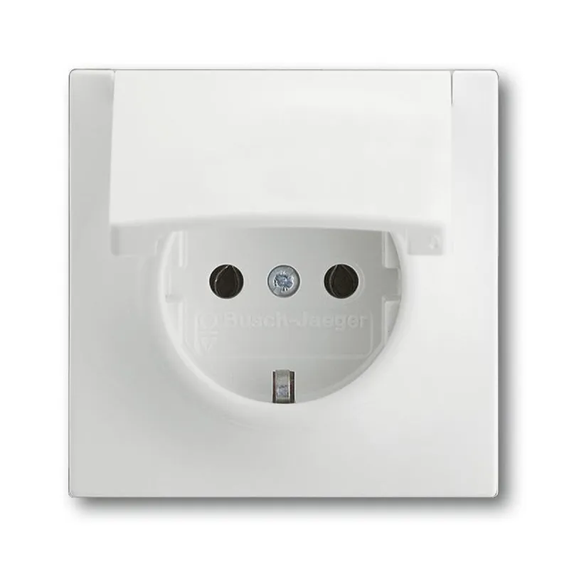 Busch-Jaeger 20 EUK-774 Klappdeckel SCHUKO-Steckdose