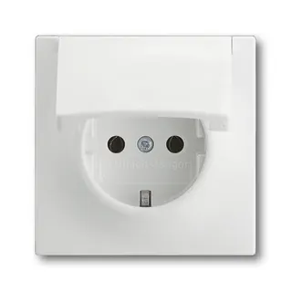 Busch-Jaeger 20 EUK-774 Klappdeckel SCHUKO-Steckdose