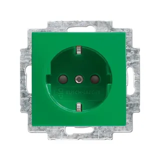 Busch-Jaeger 20 EUCB-13-914 eBs gruen SCHUKO-Steckdose