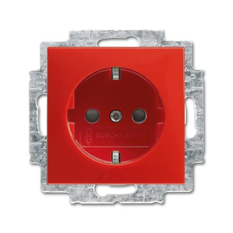 Busch-Jaeger 20 EUCB-917 eBs rot SCHUKO-Steckdose