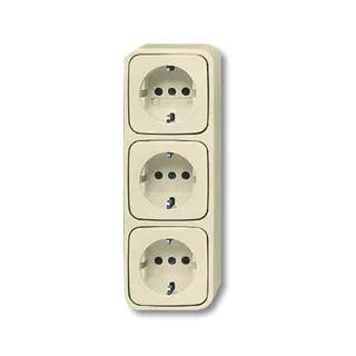 Busch-Jaeger 2300-03 EAP 3fach SCHUKO-Steckdose