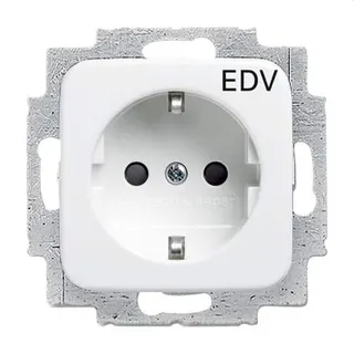 Busch-Jaeger 20 EUC/DVKS-214 Aufdruck EDV SCHUKO-Steckdose