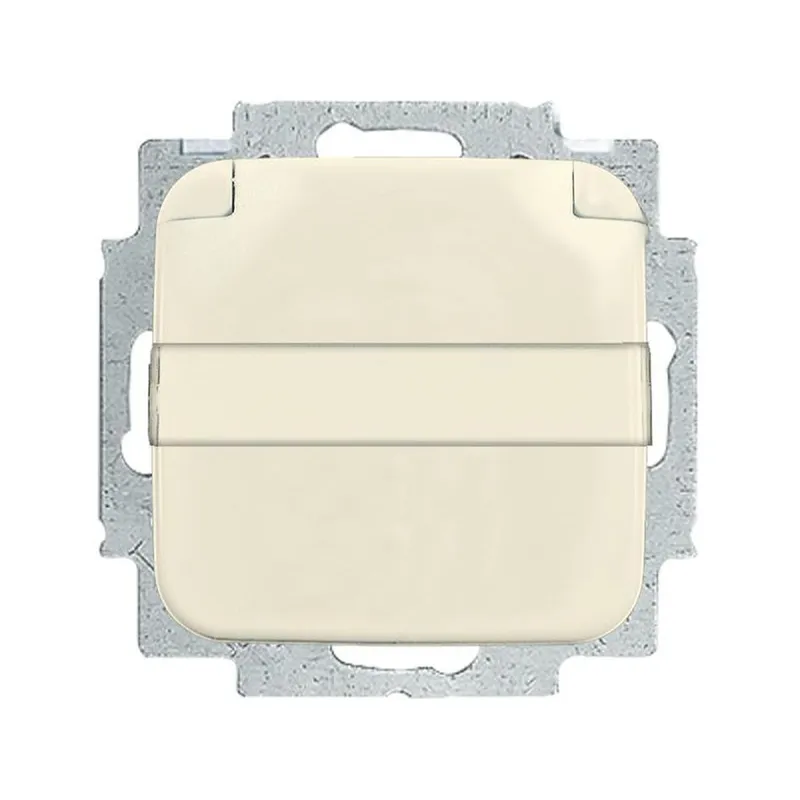 Busch-Jaeger 20 EUKNB-212 Klappdeckel Namenschild SCHUKO-Steckdose