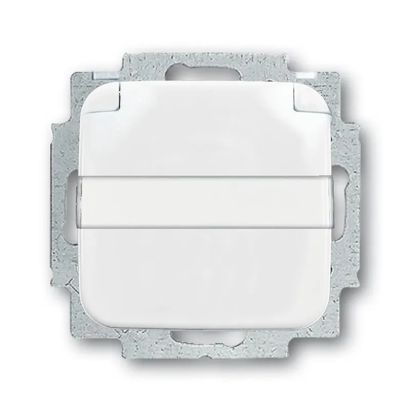 Busch-Jaeger 20 EUKNB-214 Klappdeckel Namenschild SCHUKO-Steckdose