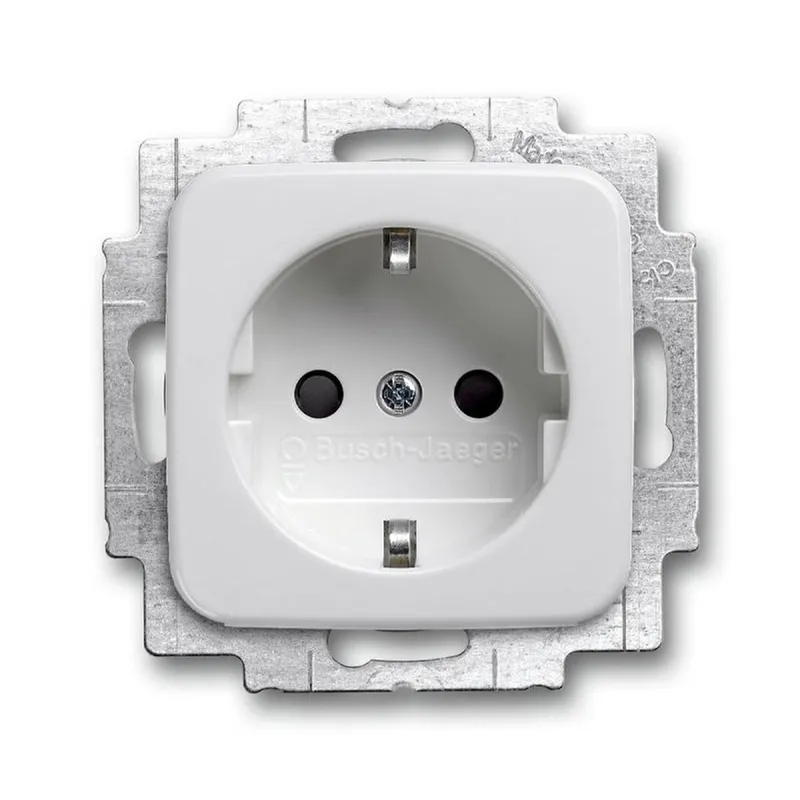 Busch-Jaeger 20 EURKS-214 ohne Spreize SCHUKO-Steckdose
