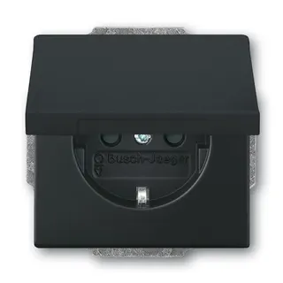Busch-Jaeger 20 EUK-885 Klappdeckel SCHUKO-Steckdose